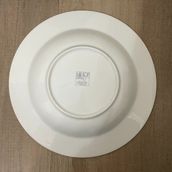 Mikasa Jet Set set of 8 multicolor rimmed soup/salad bowls - Picture 3 of 4